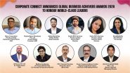 Business News | Corporate Connect Announces Global Business Achievers Awards 2026 to Honour World-Class Leaders