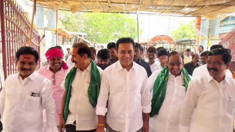 India News | KTR, K Kavitha Slam Revanth Reddy Government After 4 Farmers Die After Shed Collapsed Due to Rain