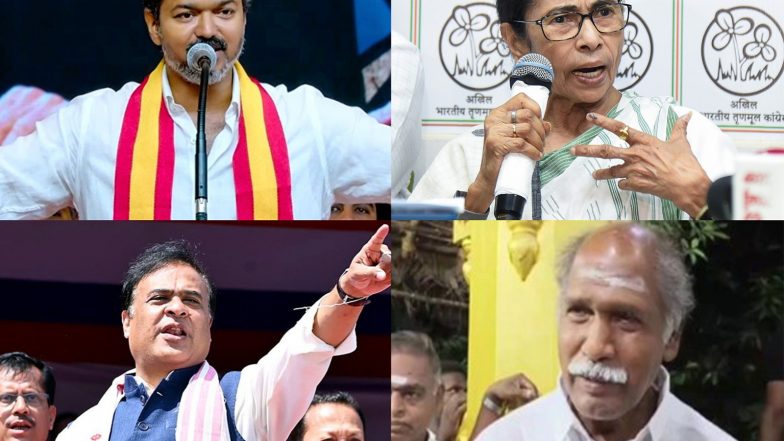 India News | Government Formation Efforts Gain Momentum in Tamil Nadu, Assam, Bengal, Kerala; Mamata Says Will Not Resign as CM
