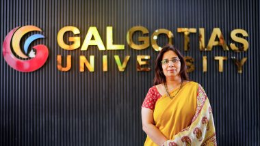 Business News | Professor Saumya Sindhwani of Indian School of Business (ISB) Appointed Provost of Galgotias University