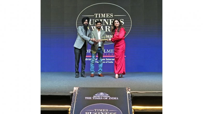 Business News | TestGrid Receives Excellence in Digital Testing Solutions Award at Times Business Awards 2026