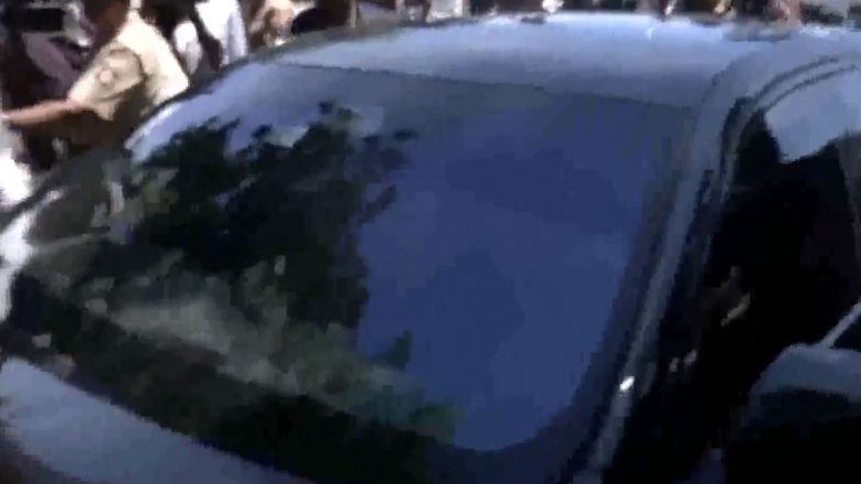 India News | Chennai: TVK Chief Vijay Arrives at Lok Bhavan to Meet Governor Arlekar for Second Round Meeting