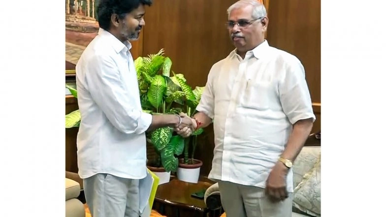 India News | Tamil Nadu Governor Arlekar Asked Vijay to Show Majority Numbers, Submit List of Supporting MLAs During Meeting: Source