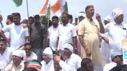 India News | MP Congress Holds 'Chakka Jam Andolan' over Farmers' Issues in Several Parts of State