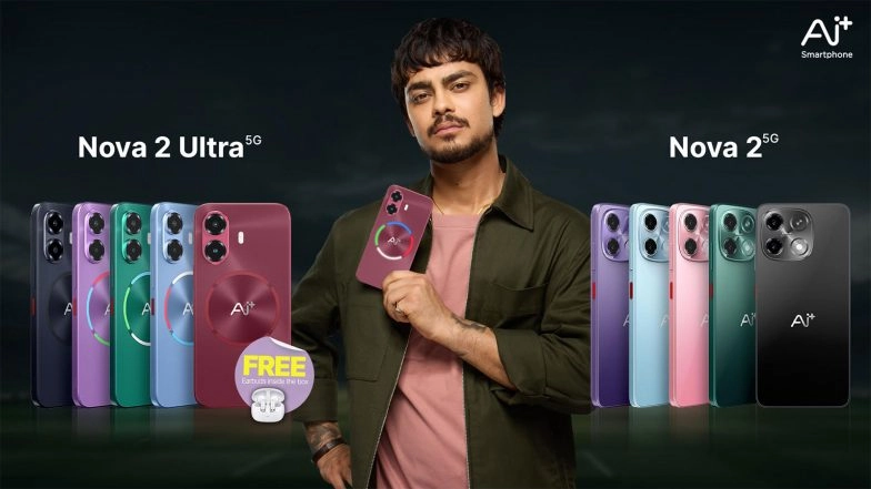 Business News | Ai+ Smartphone Launches New Nova 2 Ultra TVC with Ishan Kishan, Redefining Smartphone Storytelling