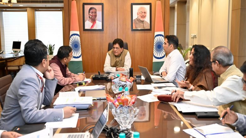 Business News | Piyush Goyal Chairs Meeting to Strengthen Global Market Access for Indian Farm Exports