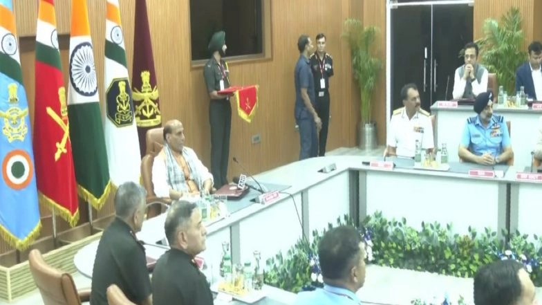 India News | Rajnath Singh Attends Release of Documentary on Operation Sindoor on Its First Anniversary