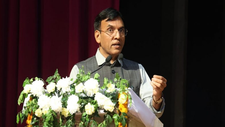 Sports News | Union Sports Minister Mandaviya Attends Screening of Documentary 'Bicharpur - Junoon Football Ka'