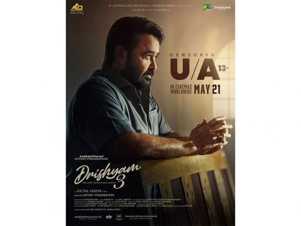 Entertainment News | Mohanlal's 'Drishyam 3' Receives U/A 13+ Certificate Ahead of Theatrical Release