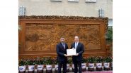 World News | Indian Ambassador to China Vikram Doraiswami Presents Credentials to Chinese Foreign Ministry Official in Beijing