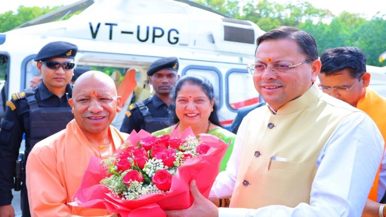 India News | CM Yogi Adityanath Visits Ancestral Village; Joins CM Dhami for Development Push in Uttarakhand