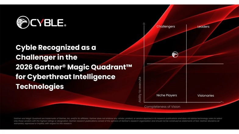 Business News | Cyble Recognized as a Challenger in the 2026 Gartner® Magic Quadrant™ for Cyberthreat Intelligence Technologies