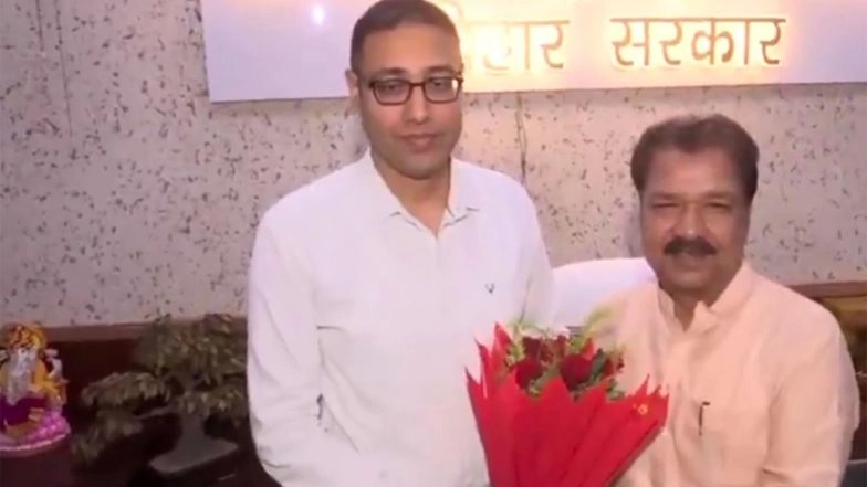 India News | Bihar: BJP Leader Dilip Jaiswal Takes Charge as Revenue and Land Reforms Minister