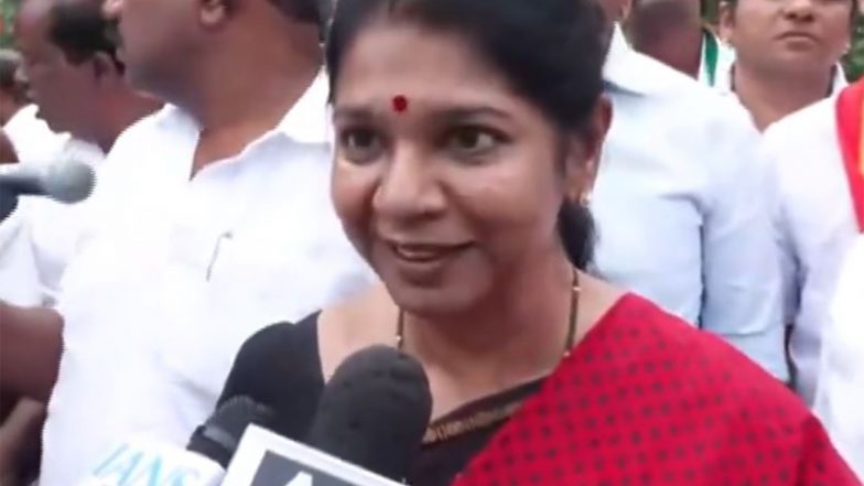 India News | DMK's Kanimozhi Thanks Akhilesh Yadav for Support Amid Tamil Nadu Political Shifts