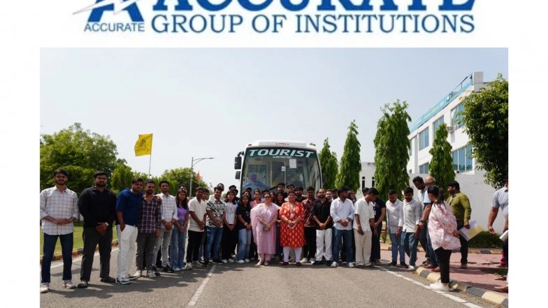 Business News | Accurate Group of Institutions Students' Academic Trip to IIM Sirmaur for AI Certification, Strengthening Future-Ready Learning
