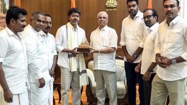 India News | TVK's Vijay Seeks Appointment to Meet Tamil Nadu Governor at 4:30 PM
