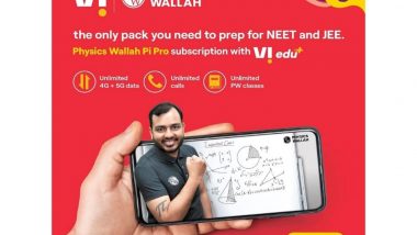 Business News | Vi and PhysicsWallah Announce Strategic Partnership to Revolutionise Digital Learning for Students in Rajasthan and UP East