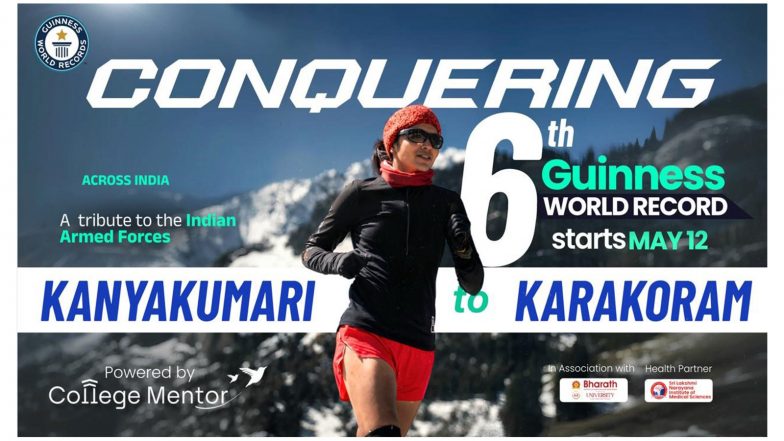 Business News | Ultra Runner Sufiya Sufi Announces 5,000 KM 'Run for Dreams' from Kanyakumari to Karakoram Pass in Tribute to Indian Armed Forces