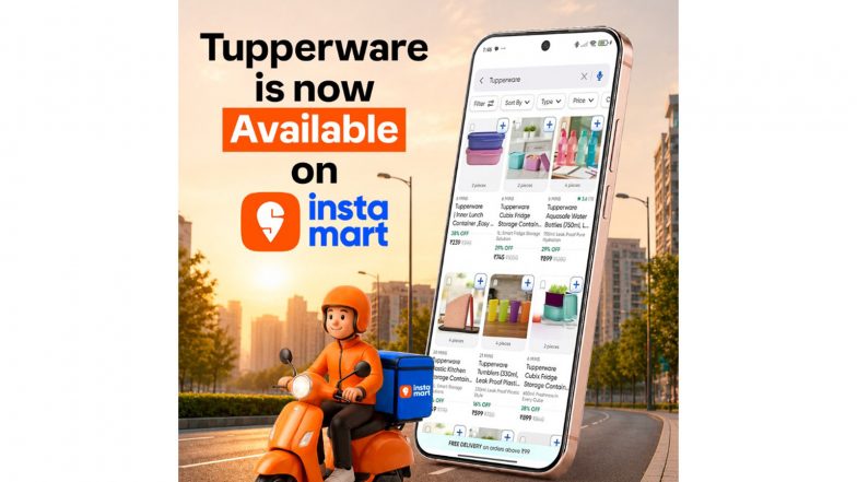 Business News | Tupperware Partners with Instamart, Bringing the OG of Indian Kitchens to Your Doorsteps This Mother's Day