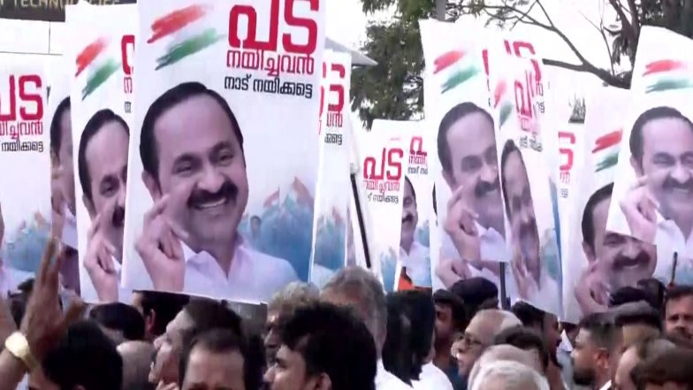 India News | VD Satheesan Supporters in Congress March in Keralam, Demand His Appointment as CM