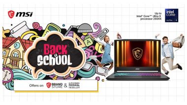 Business News | MSI Launches 'Back to School - May Promotions' with Exclusive Channel Offers and Student-Focused Benefits
