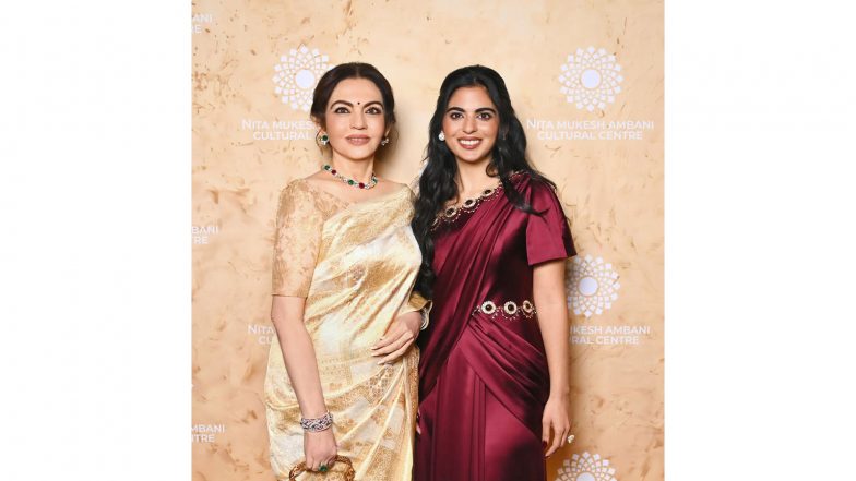 Entertainment News | Nita Ambani Hosts India Pavilion Opening Dinner at La Biennale Di Venezia, Isha Ambani Joins