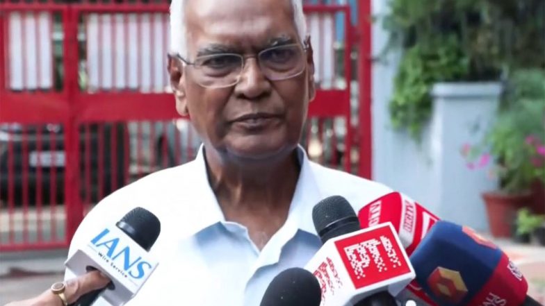 India News | Tamil Nadu: CPI Gen Secy D Raja Affirms Confidence in TVK, Criticises Governor for Not Inviting Vijay to Form Govt