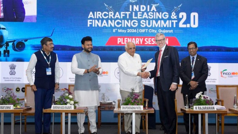 India News | Gujarat CM Inaugurates India Aircraft Leasing and Financing Summit 2.0 in GIFT City