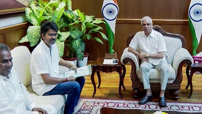 India News | TVK Denies Filing Plea in SC Seeking Directions to Tamil Nadu Governor over Inviting Vijay for Govt Formation