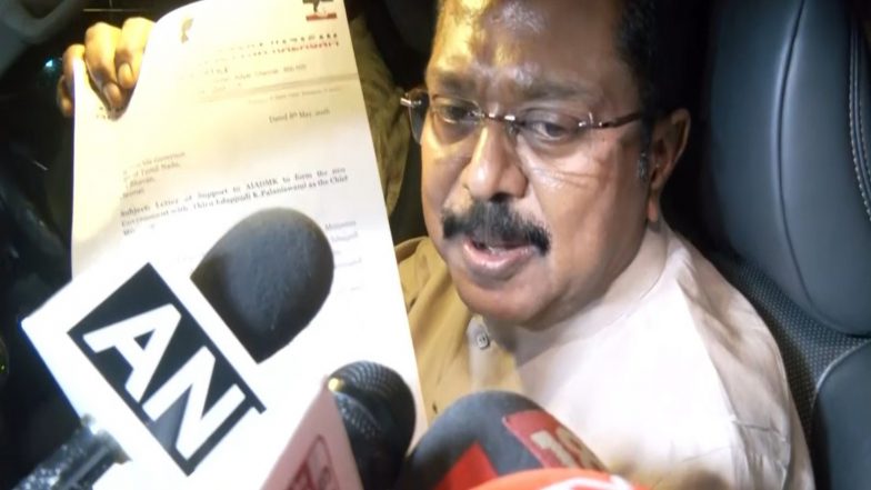 India News | Horse Trading, Forgery: AMMK Gen Secy TTV Dhinakaran Backs AIADMK's EPS for TN CM Post