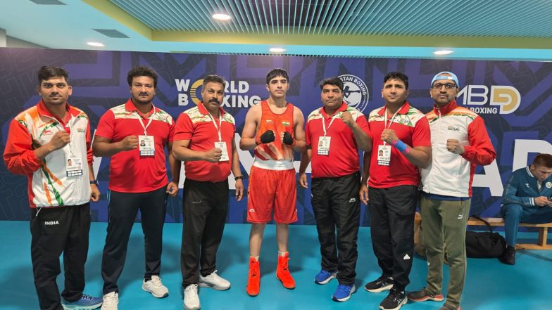 Sports News | Asian U17 Boxing C'ships 2026: Indian Boys Confirm 5 Medals with Strong QF Showing