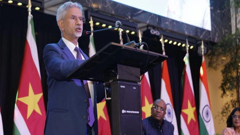 World News | From Diplomacy to Development Partnership: Jaishankar Reinforces India-Suriname Ties During Paramaribo Visit