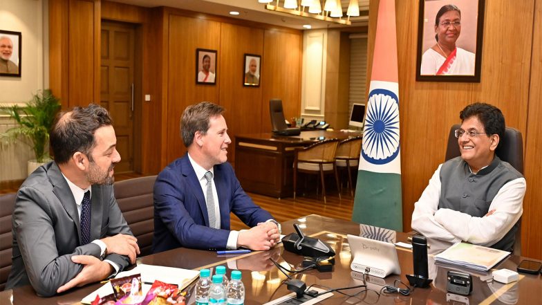 Business News | Union Minister Piyush Goyal Discusses Local Talent Investment and Manufacturing Expansion with LVMH