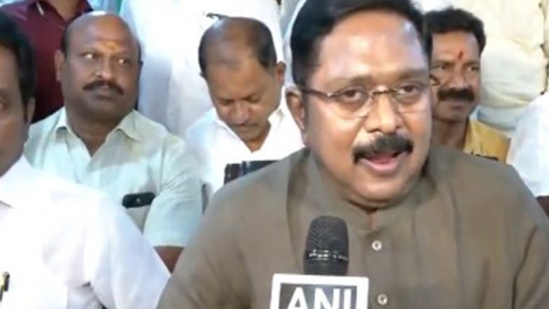 India News | 'Forged Letter to Governor': TTV Dhinakaran Accuses TVK of Faking MLA Kamaraj's Support