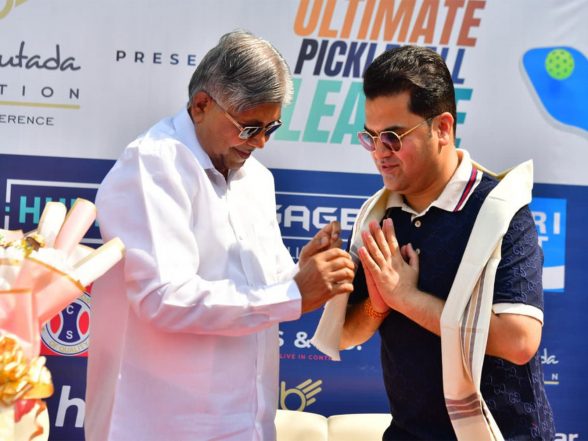 Business News | Hon. Chandrakant Patil Inaugurates Ultimate Pickleball League Presented by the Abhay Bhutada Foundation