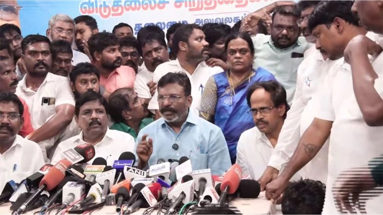India News | Tamil Nadu: VCK Chief Says 'long-term Political Perspective' Core Reason Behind Extending Support to TVK