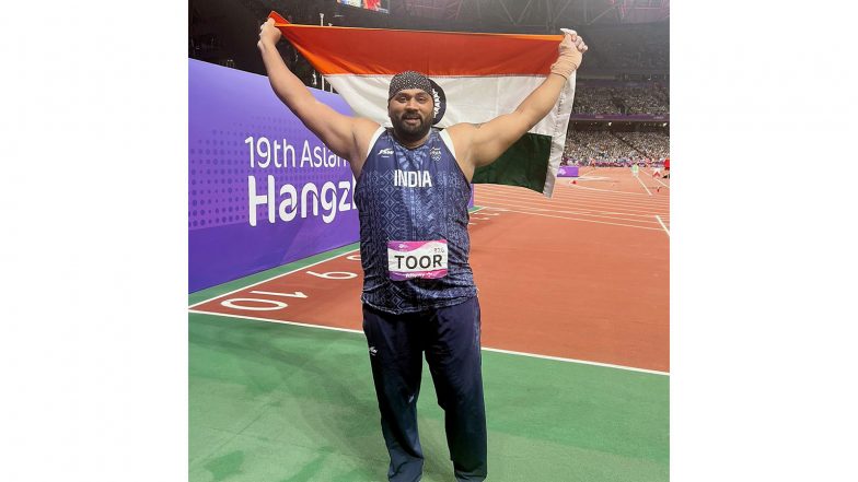Sports News | Tajinderpal Singh Toor Wins Shot Put Title at Sangrur Leg of Indian Athletics Series