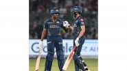 Sports News | Shubman Gill, Sudharsan Power Gujarat Titans to 229/4 Against Rajasthan Royals in Jaipur