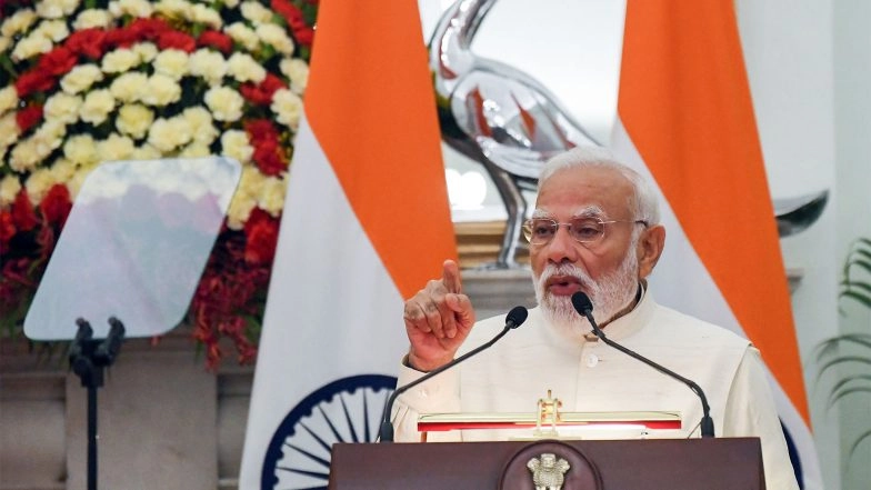 India News | PM Modi to Visit Karnataka, Telangana on May 10; to Inaugurate Rs 9,400 Crore Development Projects in Hyderabad
