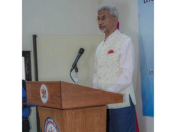 World News | EAM Jaishankar Visits Nelson Island, Marks Arrival of First Girmitiyas in Trinidad and Tobago