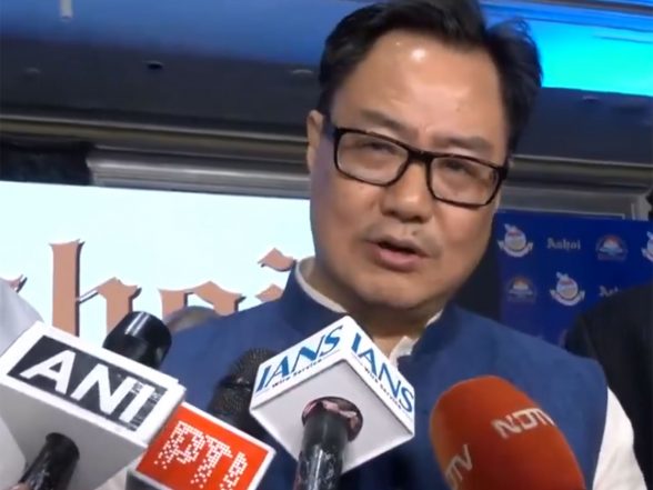 India News | "If Anyone Indulges in Corruption, There Will Be Action, No Political Angle: Kiren Rijiju over Punjab Minister's Arrest in Money Laundering Case