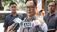 India News | Will Arrange Seating in Parliament as Per DMK's Request: Union Minister Kiren Rijiju