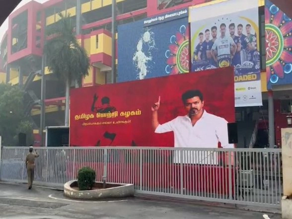 India News | Vijay All Set to Take Oath as Tamil Nadu CM; Security Tightened at Chennai Stadium