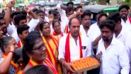 India News | TVK Workers Distribute Sweets, Burst Crackers as Vijay Becomes Tamil Nadu CM