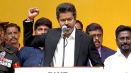 India News | Tamil Nadu CM Vijay Vows 'white Paper' on DMK Govt's Finances; Signs Document Ensuring Free Power and STF for Women's Safety
