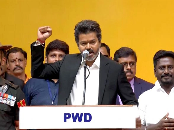 India News | Tamil Nadu CM Vijay Vows 'white Paper' on DMK Govt's Finances; Signs Document Ensuring Free Power and STF for Women's Safety