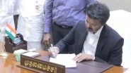 India News | Vijay Officially Takes Charge as Tamil Nadu Chief Minister After Swearing-in Ceremony in Chennai