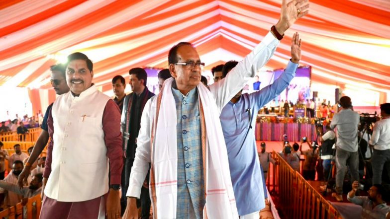Business News | Shivraj Singh Launches PMGSY-IV in Madhya Pradesh, Announces Road and Housing Projects Worth over Rs 4,000 Crore