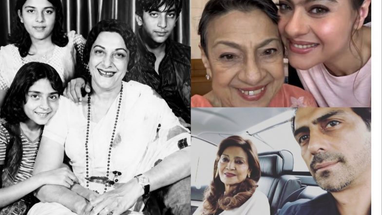 Entertainment News | Happy Mother's Day: Kajol, Suniel Shetty and Other B-town Celebs Honour Their Moms on This Occassion