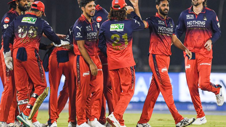 Sports News | IPL 2026: Bhuvneshwar's 4-fer Restricts MI to 166/7 Against RCB